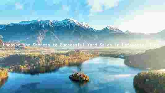 Uncover the Secrets to Successful Yard Sales in Lafayette: Tips, Tricks, and Must-Attend Events
