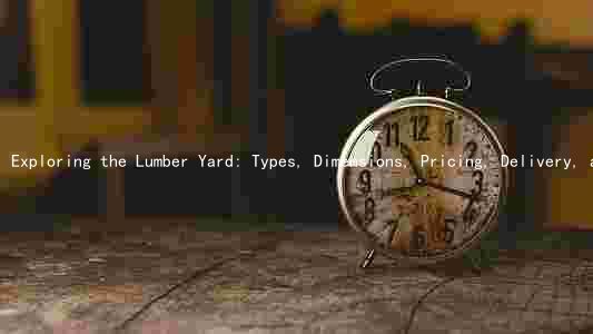 Exploring the Lumber Yard: Types, Dimensions, Pricing, Delivery, and Bulk Discounts